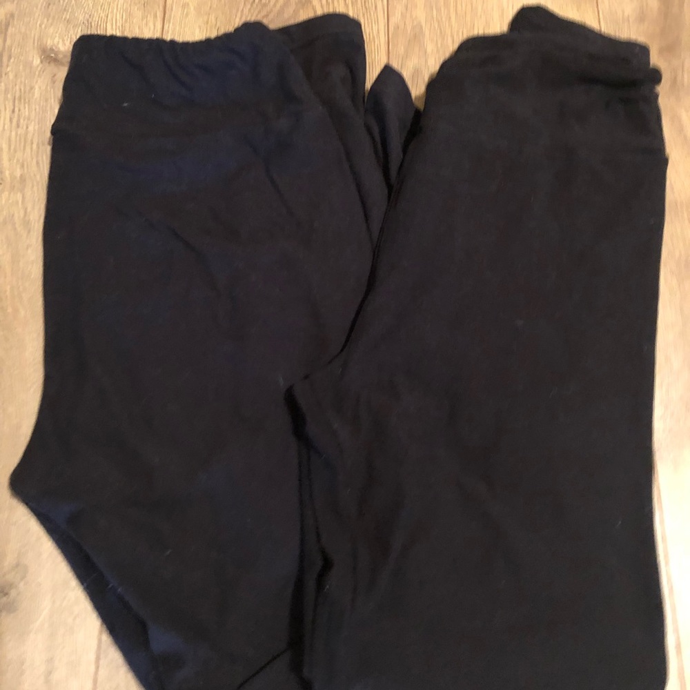 LulaRoe OS black leggings bundle